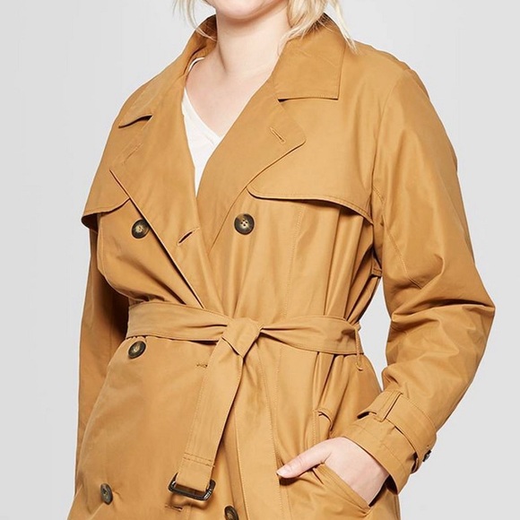 NEW Ava & Viv tan raincoat! - Picture 2 of 4